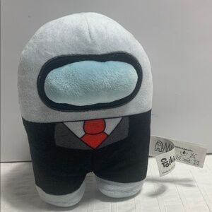 6” Among Us Gray Plush w/Suit - Toikido by Just Toys